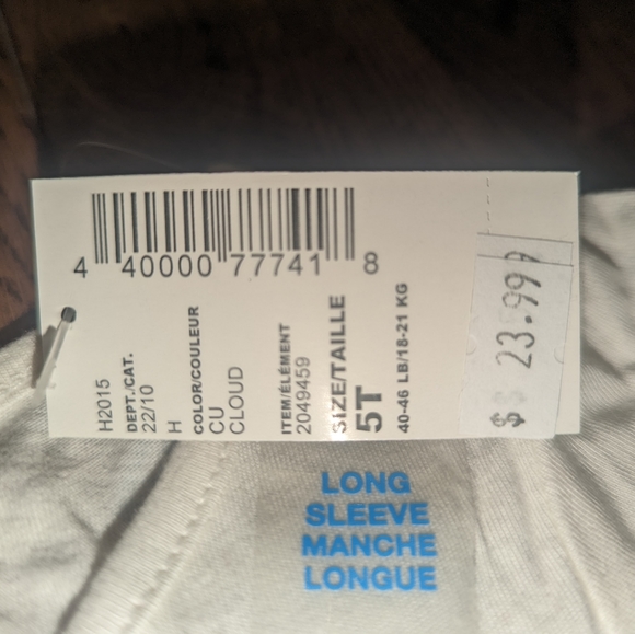 Children's Place Kids Long Sleeve Hedgehog Shirt NWT - Picture 4 of 5